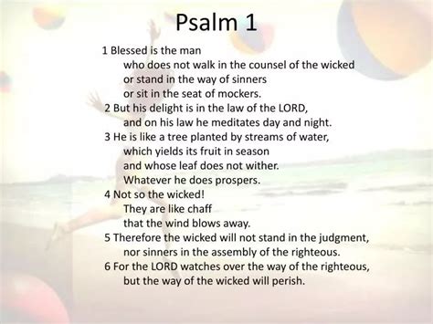 pnplsams|Psalm 1 NIV .